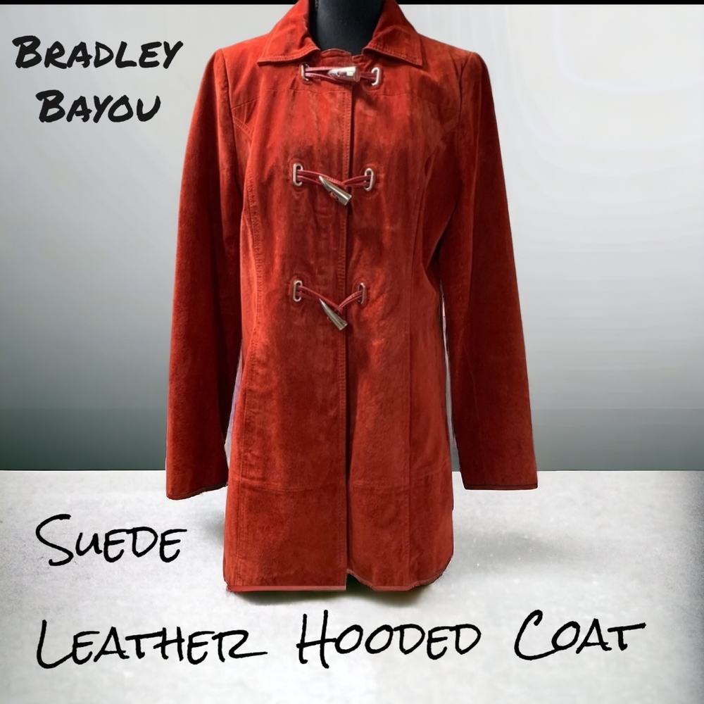 Suede coat Bradley Bayou with toggles  size S